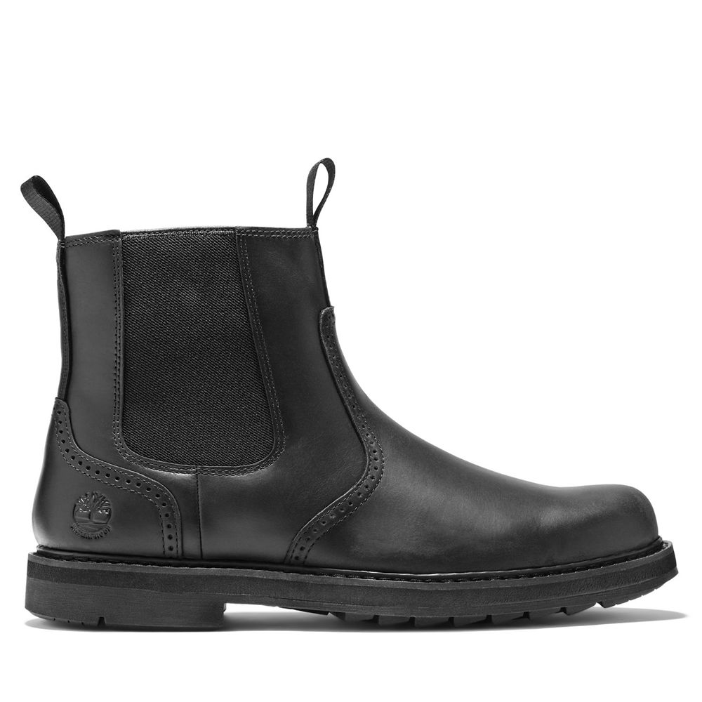 Timberland Mens Chelsea Boots Squall Canyon Waterproof - Black - India HW9312567